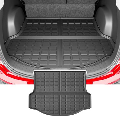 powoq Trunk Mat متوافق مع 2013 2014 2015 2016 2017 2018 Toyota RAV4 جميع الأحوال الجوية TPE Cargo Mat Trunk Mat استبدال لملحقات Toyota RAV4 2013-2018 (تناسب 2013-2018، حصيرة الصندوق الخلفي) in Kuwait