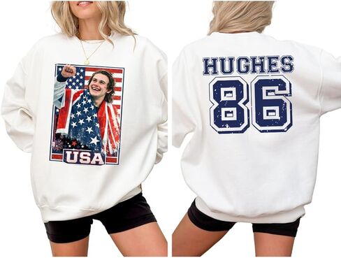 Jack Hughes USA Gold Hockey Shirt I Love My Country T-Shirt in Saudi Arabia