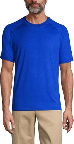 Lands' End School Uniform Men's Short Sleeve Active Tee in Saudi Arabia