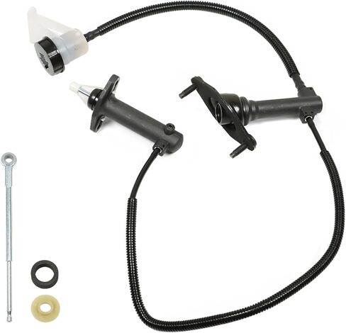 munirater Hydraulic Clutch Cylinder Master and Slave Line Assembly Front Pre-Filled Replacement for Dakota SLT1997 1998 1999 in Saudi Arabia