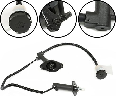 munirater Hydraulic Clutch Cylinder Master and Slave Line Assembly Front Pre-Filled Replacement for Dakota SLT1997 1998 1999 in Saudi Arabia