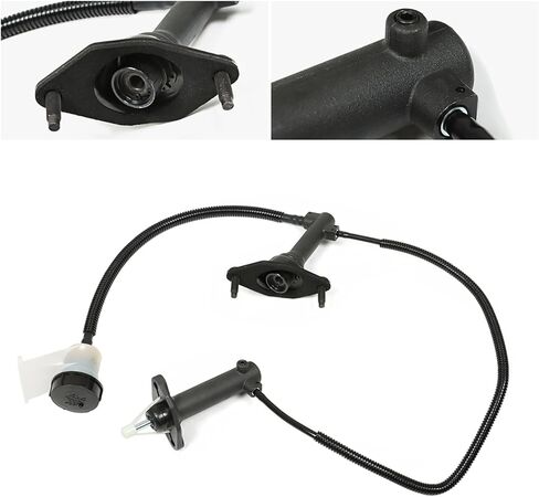 munirater Hydraulic Clutch Cylinder Master and Slave Line Assembly Front Pre-Filled Replacement for Dakota SLT1997 1998 1999 in Saudi Arabia