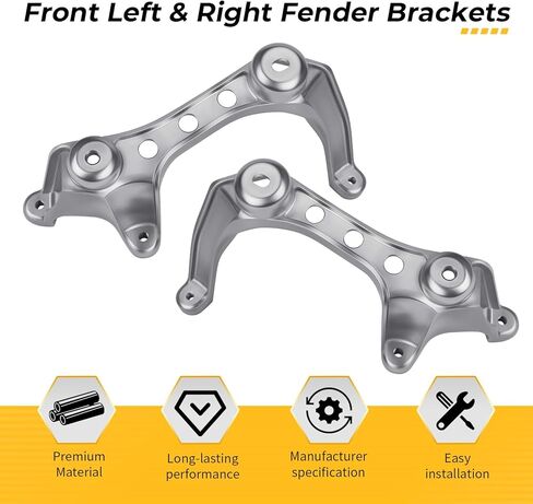 M MATI Front Left & Right Fender Brackets for Yamaha Raptor 350 YFM350 2004-2013 5YT-21514-00-00 5YT-21513-00-00 in Saudi Arabia
