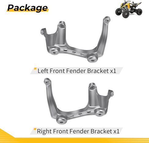 M MATI Front Left & Right Fender Brackets for Yamaha Raptor 350 YFM350 2004-2013 5YT-21514-00-00 5YT-21513-00-00 in Saudi Arabia