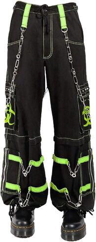 Tripp Biohazard Zip Off Pants [BLACK/LIME] in Saudi Arabia