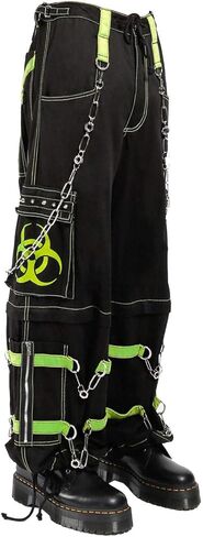 Tripp Biohazard Zip Off Pants [BLACK/LIME] in Saudi Arabia