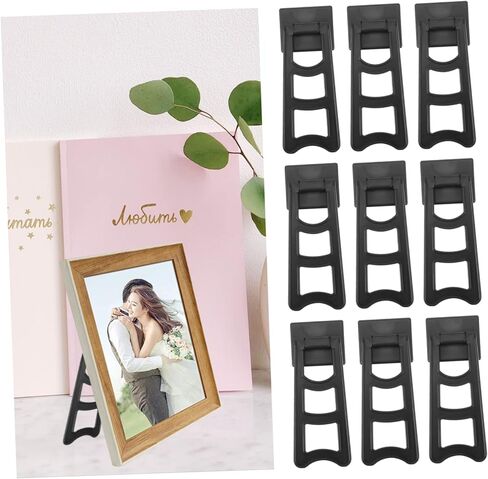50pcs Trapezoid Photo Frame Holders Desktop Display Racks for Easy Installation for Decor in Saudi Arabia