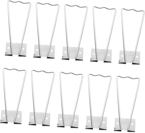 Luxshiny 10 قطع حامل قاعدة إطار بسيط إطار صور حديدي رفوف دعم للعرض المدمج، تصميم خفيف الوزن يمنع الانزلاق لتزيين المنزل وسهولة الإعداد in Kuwait