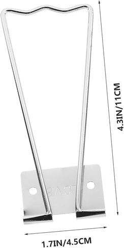 Luxshiny 10 قطع حامل قاعدة إطار بسيط إطار صور حديدي رفوف دعم للعرض المدمج، تصميم خفيف الوزن يمنع الانزلاق لتزيين المنزل وسهولة الإعداد in Kuwait