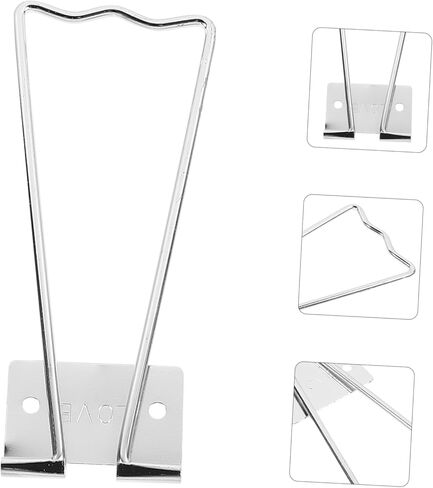 Luxshiny 10 قطع حامل قاعدة إطار بسيط إطار صور حديدي رفوف دعم للعرض المدمج، تصميم خفيف الوزن يمنع الانزلاق لتزيين المنزل وسهولة الإعداد in Kuwait