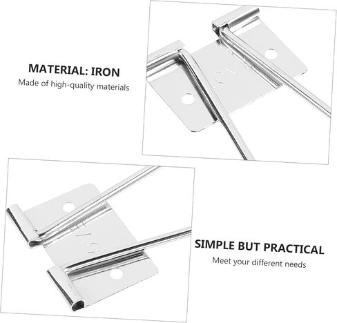 Luxshiny 10 قطع حامل قاعدة إطار بسيط إطار صور حديدي رفوف دعم للعرض المدمج، تصميم خفيف الوزن يمنع الانزلاق لتزيين المنزل وسهولة الإعداد in Kuwait