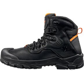 Composite Toe Boots Lightweight - Genuine Leather Water Resistant, ASTM F2413-18 Safety Toe and Puncture Proof, Non-Slip EH 18KV Industrial Construction Boots for Men, All Day Comfort in Saudi Arabia