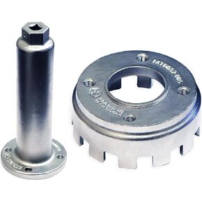 أدوات Marine Tech Tools مفتاح تثبيت محمل Yamaha + مقبض، يستبدل Yamaha YB-06823، ويزيل حلقات الاحتفاظ وحاملات المحمل، أداة إزالة حامل محمل Yamaha in Kuwait