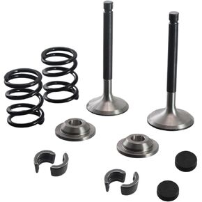 صمام من الفولاذ المقاوم للصدأ مع مثبتات من التيتانيوم طقم زنبركات 26 رطل لمحرك Predator 212cc Hemi ومحرك جديد غير Hemi in Kuwait