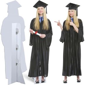 Custom Life Size Cardboard Cutout 1-8ft Personalized Graduation Standee High Resolution Photo Props for Wedding, Birthday Celebration Decor Upload Your Photo Photo Gifts in Kuwait