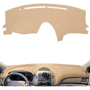 Car Dashboard Cover Dash Mat for Hyundai Sonata 2009 2010 Accessories Sunshade Glare UV Rays Protector(09-10 Black) in Saudi Arabia