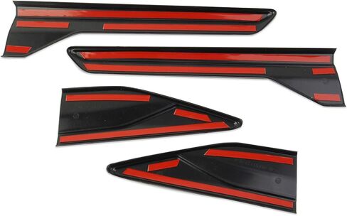 Korlot Side Body Emblem Cover Trims Accessories for 2024-2026 KIA Sorento (Glossy Black) in Saudi Arabia