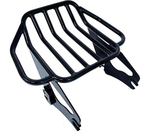 رف أمتعة مزدوج لدراجة Harley Touring، رف تثبيت خلفي قابل للفصل يناسب Harley Davidson Street Glide Road Glide Electra Glide Road King Electra Glide Ultra Limited 2009-2026 أسود in Saudi Arabia
