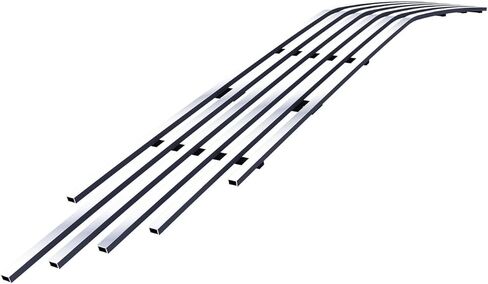 APS Compatible with Chevy Equinox 2018-2021 Lower Bumper Stainless Steel Black 8x6 Horizontal Billet Front Grill Grille Insert C65200J in Saudi Arabia