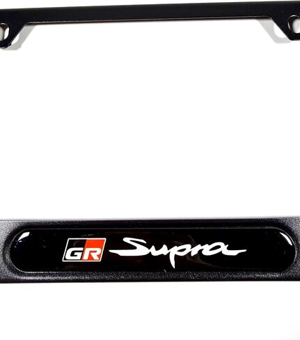License Plate Frame Gr Supra Stainless Steel Matte Black in Saudi Arabia