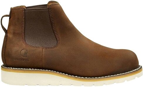 Carhartt Men's Wedge 5" Chelsea Pull-On Steel Toe Boot FW5233-M, Bison Brown, 10.5W in Saudi Arabia