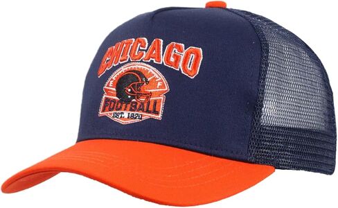 Football Trucker Hat Embroidered Baseball Cap City Fans Cap Hat for Men Women Cotton Cap Adjustable Buckle Strap in Saudi Arabia