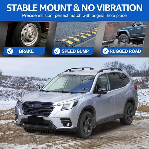 Car Hood Light Mount Bracket Compatible with Subaru Forester 2019-2026, Front Hood LED Spotlight Work Light Base Mounting Holder A Pillar Light Bracket Auxiliary Offroad Accessories in Saudi Arabia