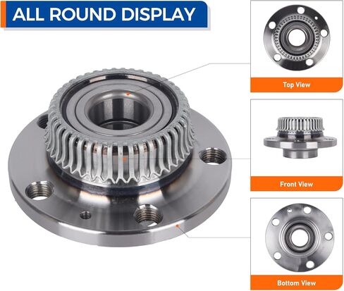 PAROD 512012 Rear Wheel Bearing and Hub Assembly Fit for Audi TT/TT Quattro 00-06, VW Beetle 98-10, Golf 98-05, Jetta 99-05, Jetta City/Golf City 07-09, 2004 R32 in Saudi Arabia