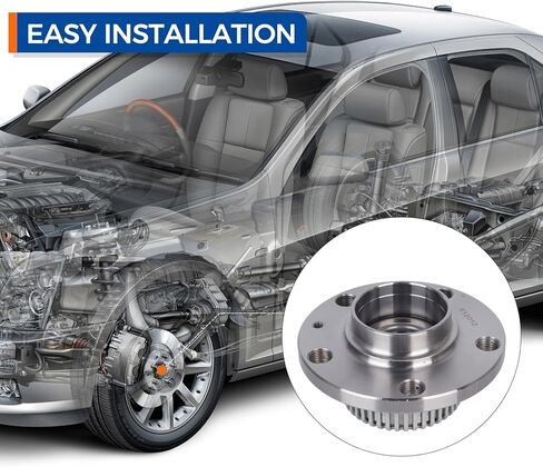 PAROD 512012 Rear Wheel Bearing and Hub Assembly Fit for Audi TT/TT Quattro 00-06, VW Beetle 98-10, Golf 98-05, Jetta 99-05, Jetta City/Golf City 07-09, 2004 R32 in Saudi Arabia