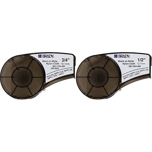 Brady Authentic Multi-Purpose Nylon Labels for Wire Marking and Lab Identification, 0.75" and 0.5" Widths in Saudi Arabia