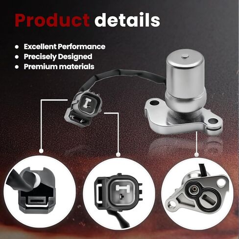 Oil Filter Adapter Solenoid & VTC Valve, Replaces OE 918-082 VVT225 36171P8EA01 TS1156 VVS189, Compatible with 2000-2008 Accord TL MDX Pilot Odyssey - Fix Oil Leaks & VVT Issues in Saudi Arabia