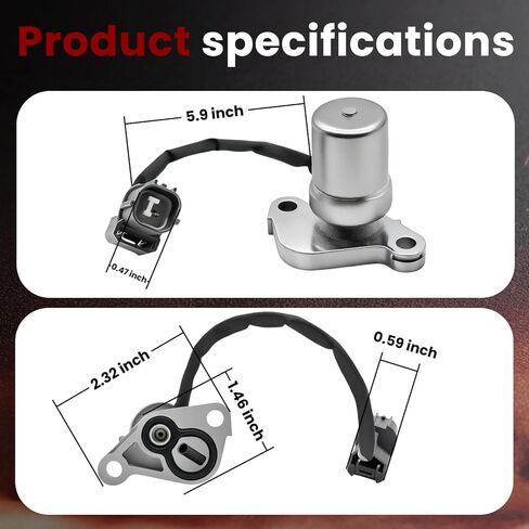 Oil Filter Adapter Solenoid & VTC Valve, Replaces OE 918-082 VVT225 36171P8EA01 TS1156 VVS189, Compatible with 2000-2008 Accord TL MDX Pilot Odyssey - Fix Oil Leaks & VVT Issues in Saudi Arabia