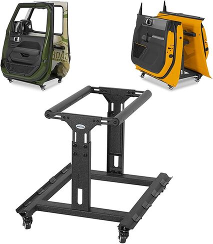 Hooke Road for Jeep Bronco 2 Doors Hanger Holder Storage Cart Sliding Movable Stand Bracket for 1981-2026 Jeep CJ-8 Wrangler YJ TJ JK JL Gladiator JT & 2021-2026 Ford Bronco 2/4 Door in Saudi Arabia