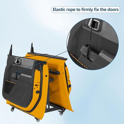 Hooke Road for Jeep Bronco 2 Doors Hanger Holder Storage Cart Sliding Movable Stand Bracket for 1981-2026 Jeep CJ-8 Wrangler YJ TJ JK JL Gladiator JT & 2021-2026 Ford Bronco 2/4 Door in Saudi Arabia