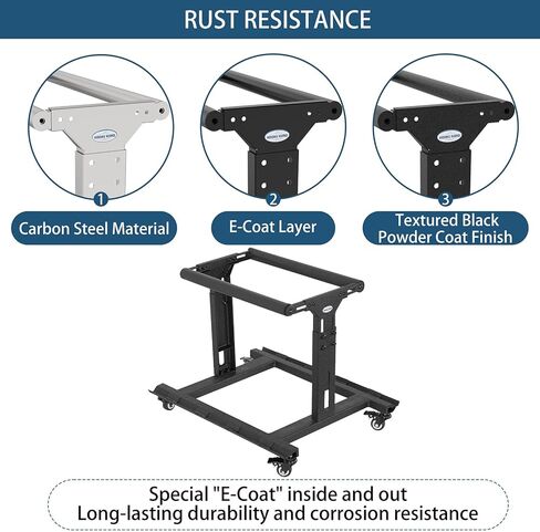 Hooke Road for Jeep Bronco 2 Doors Hanger Holder Storage Cart Sliding Movable Stand Bracket for 1981-2026 Jeep CJ-8 Wrangler YJ TJ JK JL Gladiator JT & 2021-2026 Ford Bronco 2/4 Door in Saudi Arabia