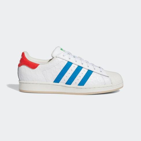 adidas SUPERSTAR SHOES Men ID7964 (Footwear White/Blu), Size 12 in Kuwait