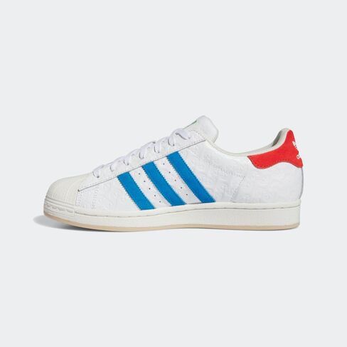 adidas SUPERSTAR SHOES Men ID7964 (Footwear White/Blu), Size 12 in Kuwait