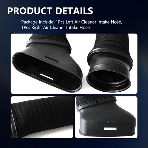 AUCERAMIC 2720941882 2720941982 أنبوب خرطوم آخذ للهواء الأيسر والأيمن مناسب لمرسيدس بنز SLK280 SLK300 SLK350 SLK55 AMG 2005-2011 R171 R172 3.0L 3.5L 5.5L V6 V8 2720940411 2720940511 in Saudi Arabia