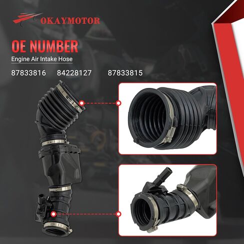 84228127 Engine Air Intake Hose for 2018 2019 2020 2021 2022 Chevrolet Equinox GMC Terrain 1.5L L4 Gas 87833816 87833815 ANTK175 in Saudi Arabia
