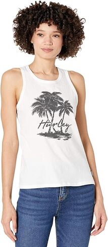 قميص نسائي من Hurley مكتوب عليه Palms Perf in Saudi Arabia
