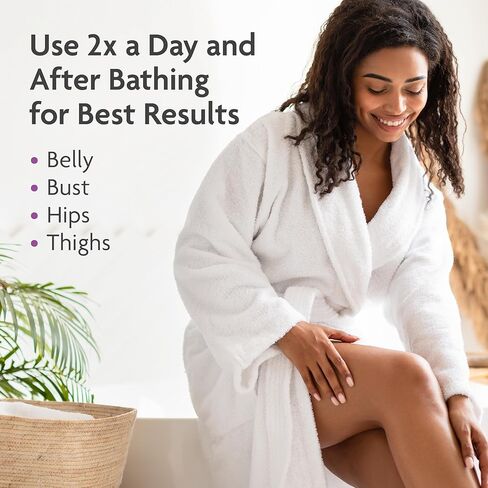 كريم علامات تمدد الجلد TriLASTIN للأمومة بوزن 118 مل وحزمة زيت الجسم المغذية بوزن 3.4 أونصة | هدية للعناية بالبشرة أثناء الحمل للأمهات لأول مرة in Kuwait