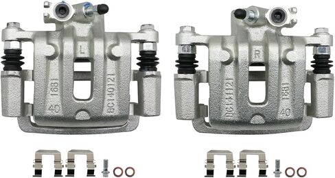 Chefull Rear Disc Brake Caliper with Bracket fit for Chevy Captiva Sport 08-15/Equinox 07-17, GMC Terrain 10-17,Pontiac Torrent 07-09,Saturn Vue 08-10,Rear Driver and Passenger, 18-B5040 18-B5041 in Saudi Arabia