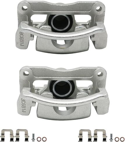 Chefull Rear Disc Brake Caliper with Bracket fit for Chevy Captiva Sport 08-15/Equinox 07-17, GMC Terrain 10-17,Pontiac Torrent 07-09,Saturn Vue 08-10,Rear Driver and Passenger, 18-B5040 18-B5041 in Saudi Arabia