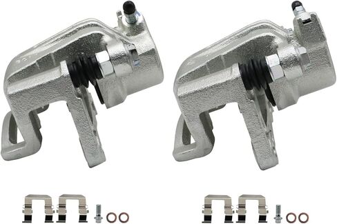 Chefull Rear Disc Brake Caliper with Bracket fit for Chevy Captiva Sport 08-15/Equinox 07-17, GMC Terrain 10-17,Pontiac Torrent 07-09,Saturn Vue 08-10,Rear Driver and Passenger, 18-B5040 18-B5041 in Saudi Arabia