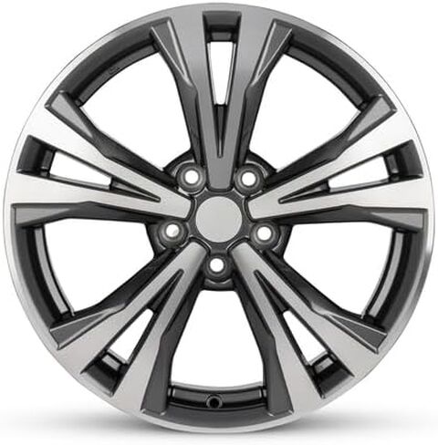 New 18x7 inch OEM Direct Replacement Aluminum Wheel for 2017-2020 Nissan Rogue 5-114.3mm Charcoal 18 in Rim 403006FL3A in Saudi Arabia