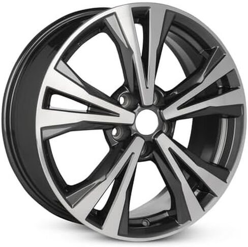 New 18x7 inch OEM Direct Replacement Aluminum Wheel for 2017-2020 Nissan Rogue 5-114.3mm Charcoal 18 in Rim 403006FL3A in Saudi Arabia