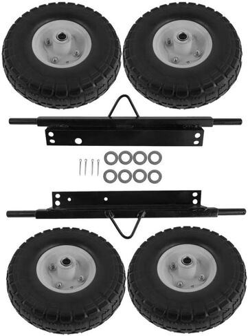 All Terrain Solid Flat Tires Wheel Kit 06423-ZS9-020AH Compatible with EU3000is in Saudi Arabia