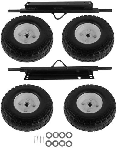 All Terrain Solid Flat Tires Wheel Kit 06423-ZS9-020AH Compatible with EU3000is in Saudi Arabia