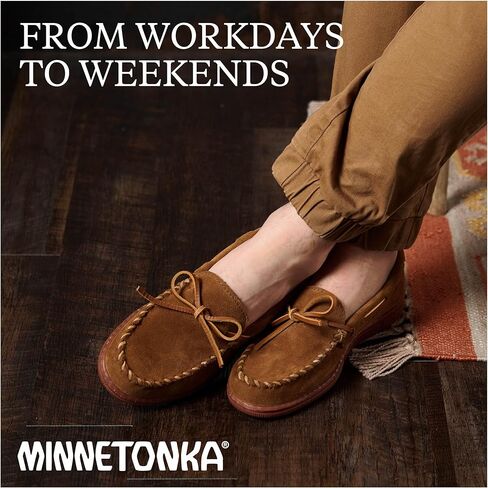 Minnetonka Men's Everyday Moc Suede Moccasin Loafers in Saudi Arabia