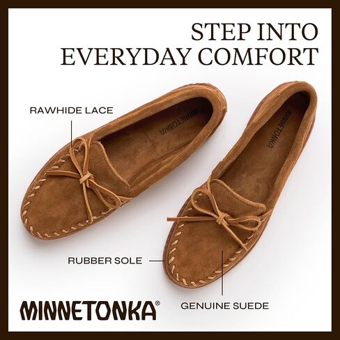 Minnetonka Men's Everyday Moc Suede Moccasin Loafers in Saudi Arabia
